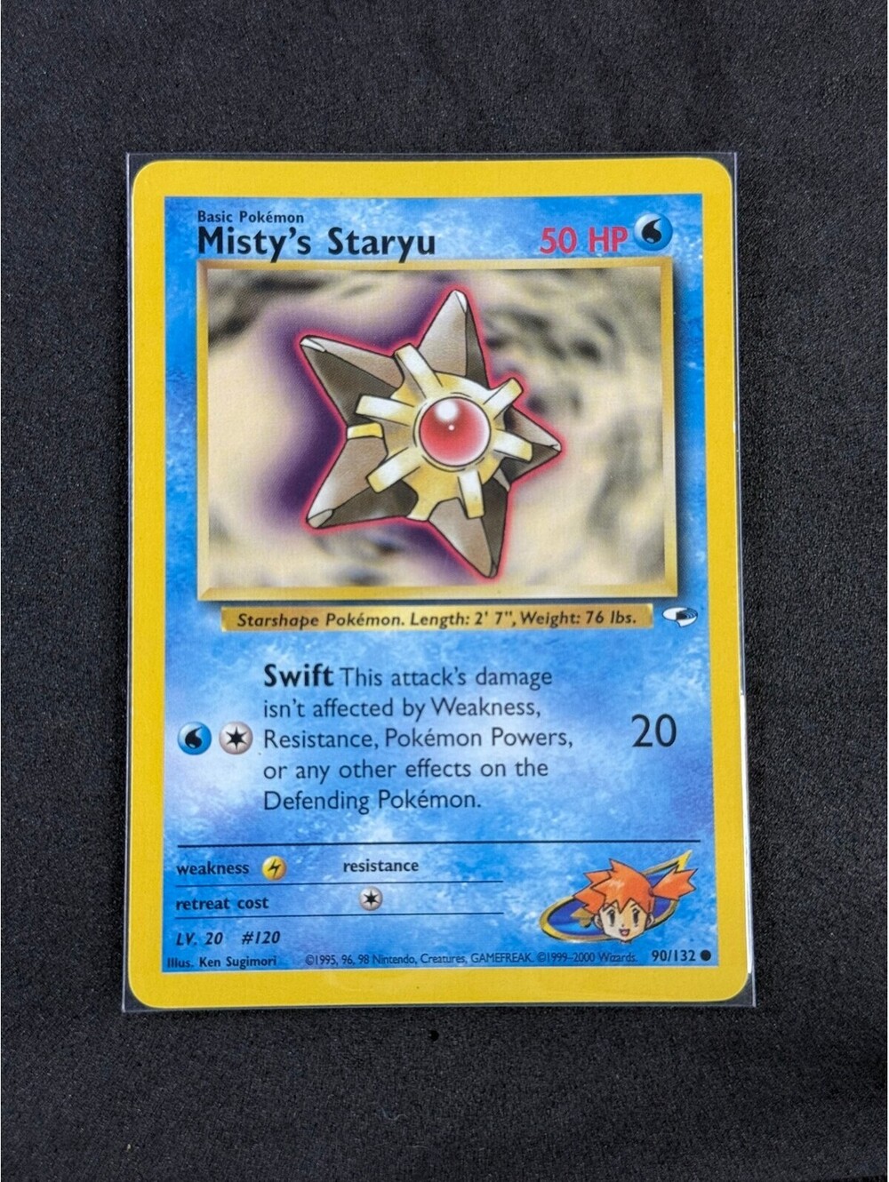 Misty's Staryu Pokémon gym heroes #120